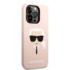 iPhone 14 Pro Karl Lagerfeld Karls Head szilikon tok rózsaszín (KLHC-3666339085469 6 kép
