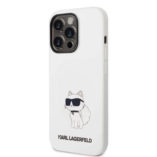 iPhone 14 Pro Karl Lagerfeld KLHCP14LSNCHBCH Liquid Silicone Choupette-3666339086787 1 kép