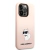 iPhone 14 Pro Karl Lagerfeld KLHCP14LSNCHBCP Liquid Silicone Choupette-3666339086701 5 kép