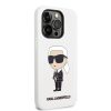 iPhone 14 Pro Karl Lagerfeld KLHCP14LSNIKBCH Liquid Silicone Choupette-3666339086626 4 kép