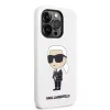 iPhone 14 Pro Karl Lagerfeld KLHCP14LSNIKBCH Liquid Silicone Choupette-3666339086626 4 kép