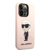 iPhone 14 Pro Karl Lagerfeld KLHCP14LSNIKBCP Liquid Silicone Choupette-3666339098636 2 kép