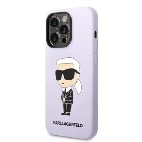 iPhone 14 Pro Karl Lagerfeld KLHCP14LSNIKBCU Liquid Silicone Choupette-3666339086664 6 kép