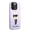 iPhone 14 Pro Karl Lagerfeld KLHCP14LSNIKBCU Liquid Silicone Choupette-3666339086664 2 kép