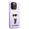 iPhone 14 Pro Karl Lagerfeld KLHCP14LSNIKBCU Liquid Silicone Choupette-3666339086664 2 kép