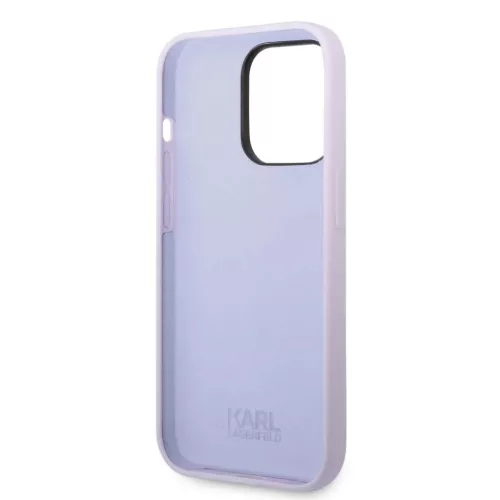 iPhone 14 Pro Karl Lagerfeld KLHCP14LSNIKBCU Liquid Silicone Choupette-3666339086664 3 kép
