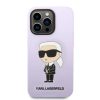 iPhone 14 Pro Karl Lagerfeld KLHCP14LSNIKBCU Liquid Silicone Choupette-3666339086664 5 kép