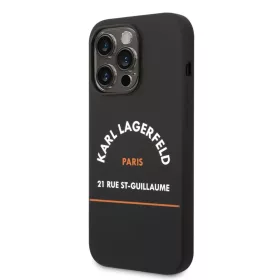 iPhone 14 Pro Karl Lagerfeld Rue St Gullaume tok fekete (KLHCP14LSRSGH-3666339093334 6 kép