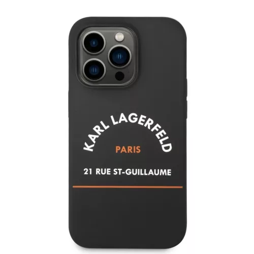 iPhone 14 Pro Karl Lagerfeld Rue St Gullaume tok fekete (KLHCP14LSRSGH-3666339093334 3 kép