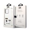 iPhone 14 Pro Karl Lagerfeld  Karl és Choupette szilikon tok fehér (-3666339093693 2 kép