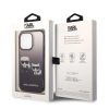 iPhone 14 Pro Karl Lagerfeld Gradient Karl és Choupette tok fekete (K-3666339086428 5 kép
