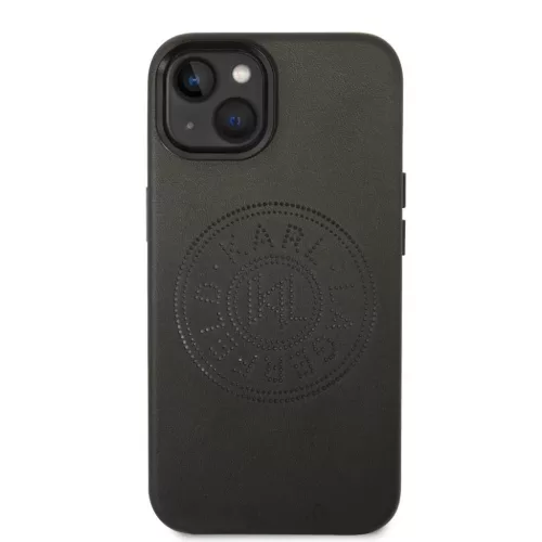 iPhone 14 Plus Karl Lagerfeld PU Leather Perforated Logo tok fekete (K-3666339093204 3 kép