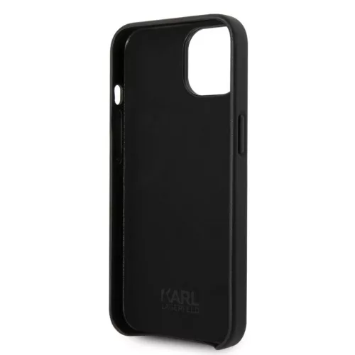 iPhone 14 Plus Karl Lagerfeld PU Leather Perforated Logo tok fekete (K-3666339093204 4 kép