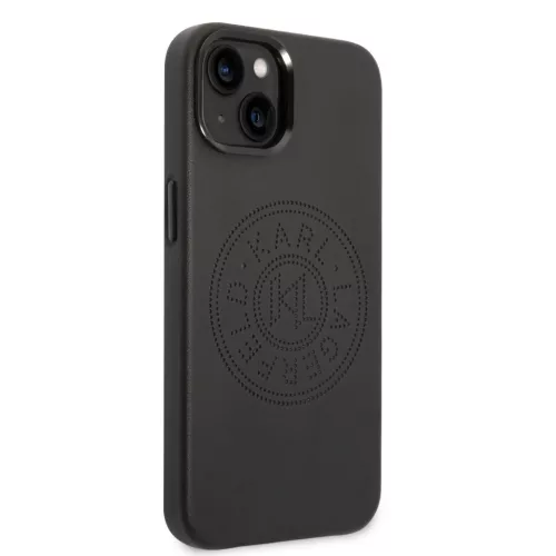 iPhone 14 Plus Karl Lagerfeld PU Leather Perforated Logo tok fekete (K-3666339093204 6 kép