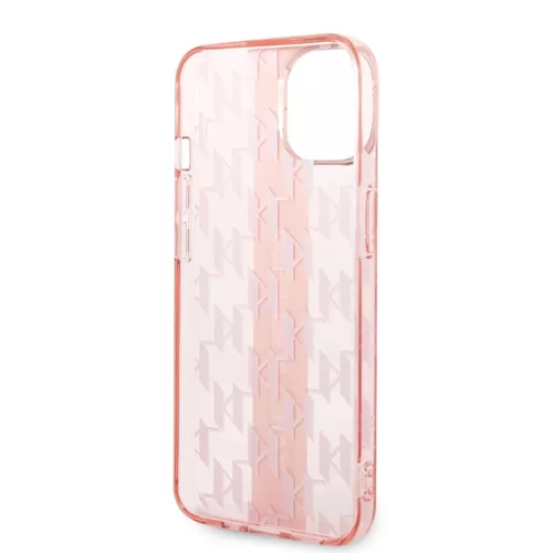 iPhone 14 Plus Karl Lagerfeld Monogram Vertical Stripe tok rózsaszín-3666339085292 2 kép