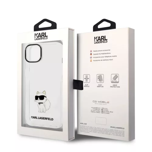 iPhone 14 Plus Karl Lagerfeld KLHCP14MHNCHTCT IML Choupette NFT tok á-3666339087135 5 kép
