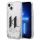 iPhone 14 Plus Karl Lagerfeld Liquid Glitter Big KL logo tok ezüst (K-3666339085698 8 kép
