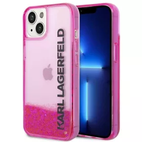 iPhone 14 Plus Karl Lagerfeld Liquid Glitter Elong tok rózsaszín (KL-3666339091590 4 kép