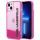 iPhone 14 Plus Karl Lagerfeld Liquid Glitter Elong tok rózsaszín (KL-3666339091590 4 kép