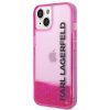 iPhone 14 Plus Karl Lagerfeld Liquid Glitter Elong tok rózsaszín (KL-3666339091590 2 kép