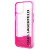 iPhone 14 Plus Karl Lagerfeld Liquid Glitter Elong tok rózsaszín (KL-3666339091590 7 kép