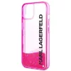 iPhone 14 Plus Karl Lagerfeld Liquid Glitter Elong tok rózsaszín (KL-3666339091590 7 kép
