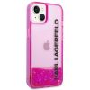 iPhone 14 Plus Karl Lagerfeld Liquid Glitter Elong tok rózsaszín (KL-3666339091590 8 kép
