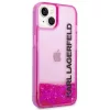 iPhone 14 Plus Karl Lagerfeld Liquid Glitter Elong tok rózsaszín (KL-3666339091590 8 kép