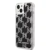 iPhone 14 Plus Karl Lagerfeld Monogram Liquid Glitter tok fekete (KLHC-3666339076245 1 kép