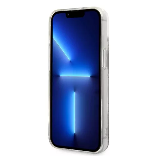 iPhone 14 Plus Karl Lagerfeld Monogram Liquid Glitter tok fekete (KLHC-3666339076245 4 kép
