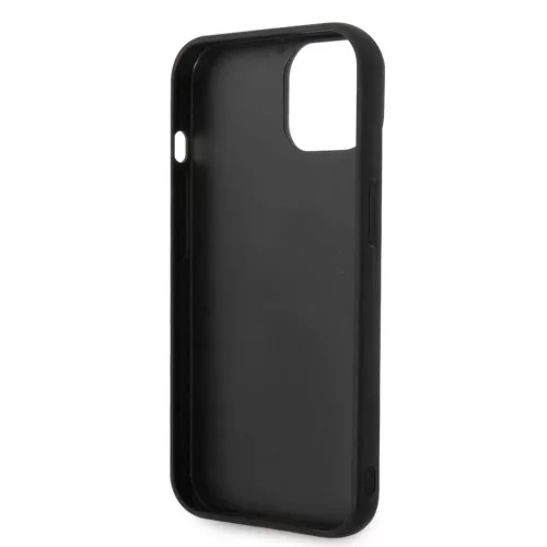 iPhone 14 Plus Karl Lagerfeld Quilted Puffy Metal Logo tok fekete (KLH-3666339077686 1 kép