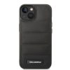 iPhone 14 Plus Karl Lagerfeld Quilted Puffy Metal Logo tok fekete (KLH-3666339077686 4 kép