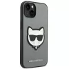 iPhone 14 Plus Karl Lagerfeld Saffiano Choupette Head tok ezüst (KLHC-3666339077006 7 kép