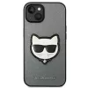 iPhone 14 Plus Karl Lagerfeld Saffiano Choupette Head tok ezüst (KLHC-3666339077006 8 kép