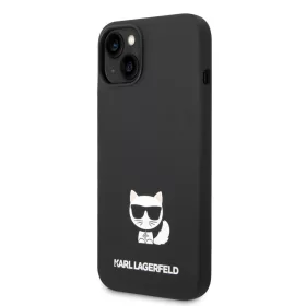 iPhone 14 Plus Karl Lagerfeld Choupette szilikon tok fekete (KLHCP14MS-3666339076566 1 kép