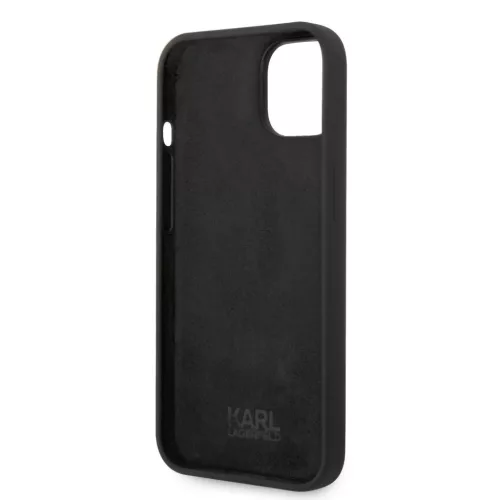 iPhone 14 Plus Karl Lagerfeld Choupette szilikon tok fekete (KLHCP14MS-3666339076566 4 kép