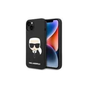 iPhone 14 Plus Karl Lagerfeld Karl's Head szilikon tok fekete (KLHCP14-3666339085414 1 kép