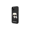 iPhone 14 Plus Karl Lagerfeld Karl's Head szilikon tok fekete (KLHCP14-3666339085414 2 kép