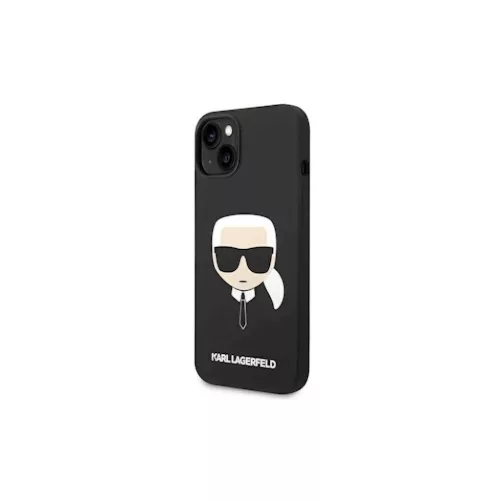 iPhone 14 Plus Karl Lagerfeld Karl's Head szilikon tok fekete (KLHCP14-3666339085414 2 kép