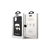 iPhone 14 Plus Karl Lagerfeld Karl's Head szilikon tok fekete (KLHCP14-3666339085414 4 kép