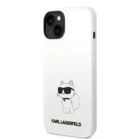 iPhone 14 Plus Karl Lagerfeld KLHCP14MSNCHBCH Liquid Silicone Choupett-3666339086770 1 kép