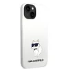iPhone 14 Plus Karl Lagerfeld KLHCP14MSNCHBCH Liquid Silicone Choupett-3666339086770 6 kép