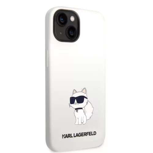 iPhone 14 Plus Karl Lagerfeld KLHCP14MSNCHBCH Liquid Silicone Choupett-3666339086770 6 kép