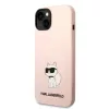 iPhone 14 Plus Karl Lagerfeld KLHCP14MSNCHBCP Liquid Silicone Choupett-3666339086695 4 kép