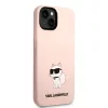iPhone 14 Plus Karl Lagerfeld KLHCP14MSNCHBCP Liquid Silicone Choupett-3666339086695 2 kép