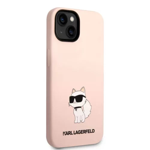 iPhone 14 Plus Karl Lagerfeld KLHCP14MSNCHBCP Liquid Silicone Choupett-3666339086695 2 kép
