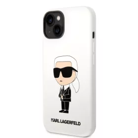 iPhone 14 Plus Karl Lagerfeld KLHCP14MSNIKBCH Liquid Silicone Ikonik N-3666339086619 2 kép