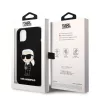 iPhone 14 Plus Karl Lagerfeld KLHCP14MSNIKBCK Liquid Silicone Ikonik N-3666339086572 2 kép