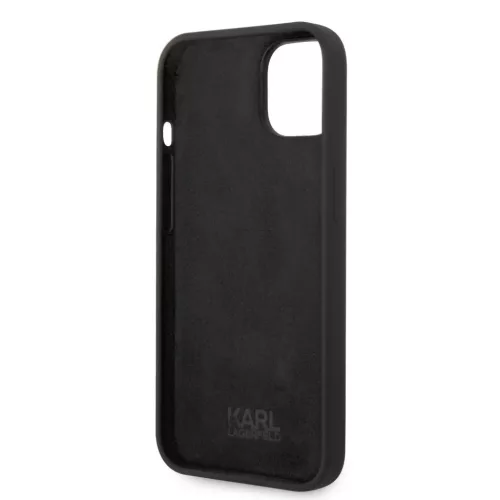 iPhone 14 Plus Karl Lagerfeld KLHCP14MSNIKBCK Liquid Silicone Ikonik N-3666339086572 4 kép
