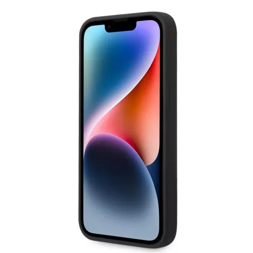 iPhone 14 Plus Karl Lagerfeld KLHCP14MSNIKBCK Liquid Silicone Ikonik N-3666339086572 5 kép